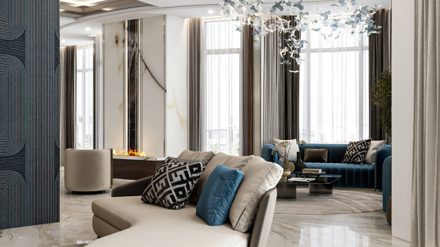 Luxury Living Room Interior Design Solution