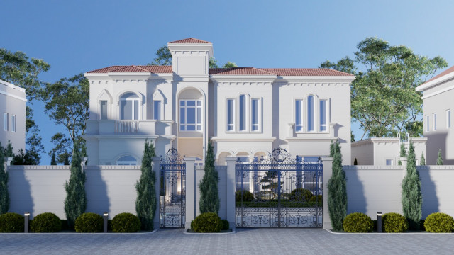 Luxury Villa Exterior and Landscape Design Services