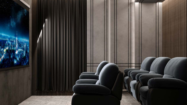 Modern – Minimalist Interior Mood for Home Cinema