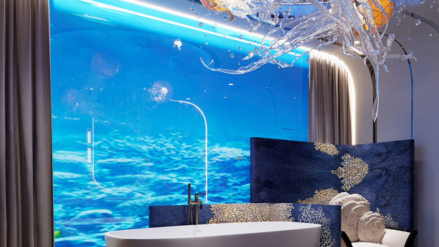 Sublime Serenity: Antonovich Group's Underwater Bathroom Magic