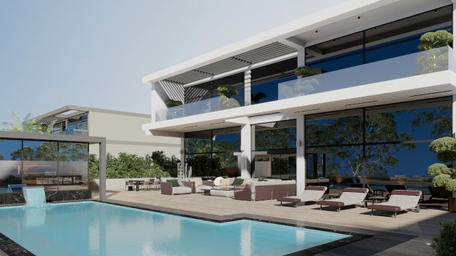 Landscape Design Execution for Modern Luxury Villas