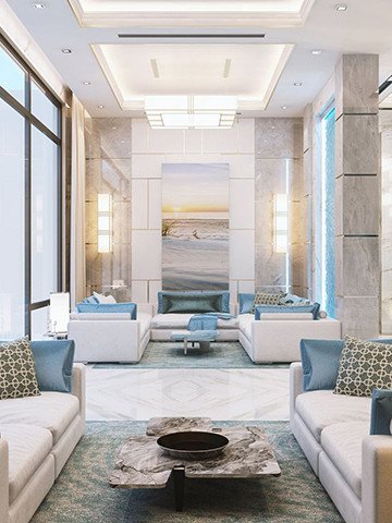 Living room design Miami Florida