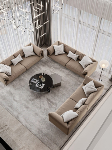 Modern Sitting Room in Miami
