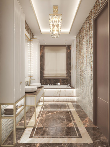 Decorative Accents for Luxury Bathroom Interior Designs