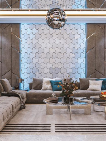 Luxurious Living Room Interior Design Makeover