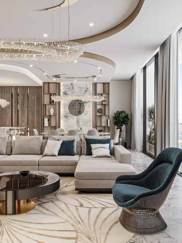 Living Room Interior Design Luxury Decor