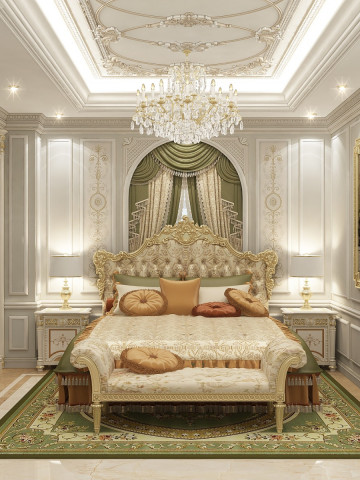 Как оформить роскошную спальню