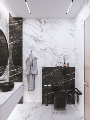 Как использовать серый цвет в дизайне интерьера ванной комнаты
