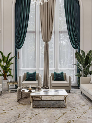 Green Accents for Luxury Interior Design