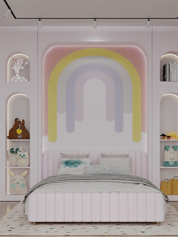 Дизайн интерьера современной детской спальни