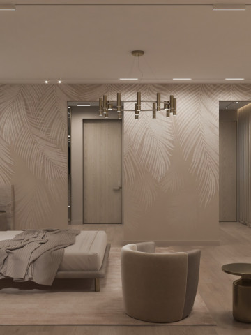 Улучшение интерьера спальни с помощью обоев и текстурированных стен