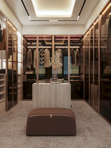 Decorating a Luxury Private Dressing Room