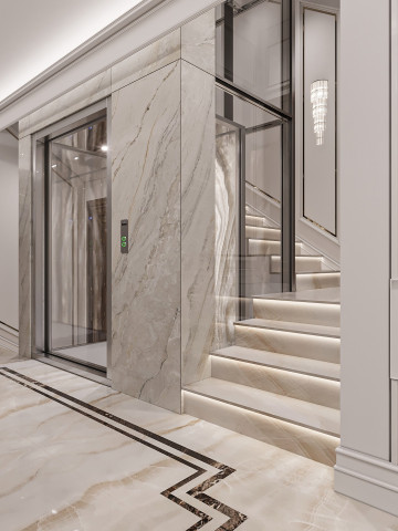 Diseño de ascensores residenciales de lujo