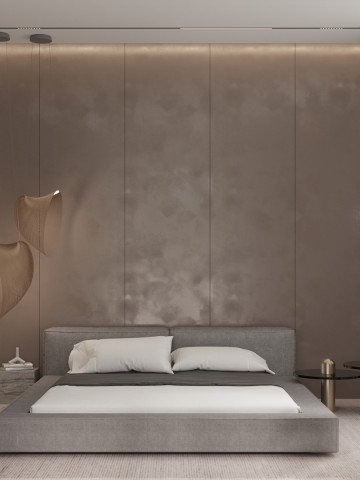 Se pueden combinar el diseño industrial y el minimalista en el dormitorio?