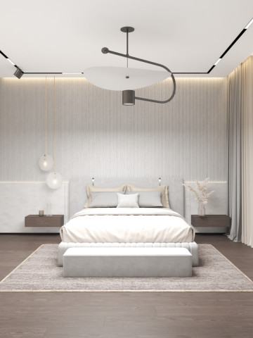 Diseño de interiores de dormitorios sencillos en Florida