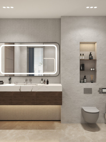 Роскошный дизайн интерьера ванной комнаты Обслуживание и уход