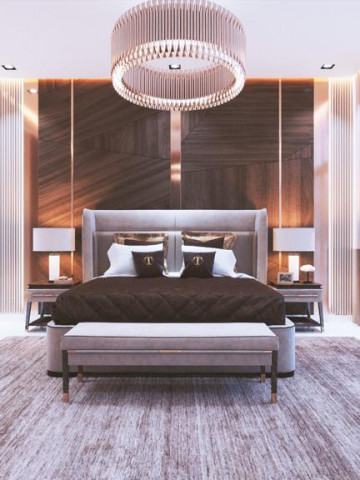 Создание роскошного дизайна интерьера спальни