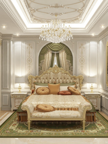 Luxury Classic Bedroom Interior and Decor
