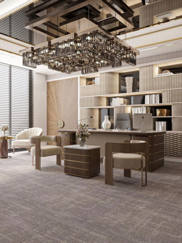 Luxury CEO Home Office Interior Design