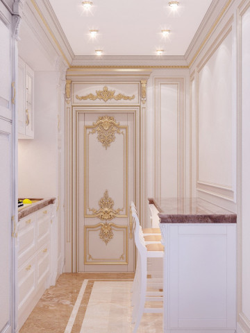 Luxury Classic American Kitchen Interior Design