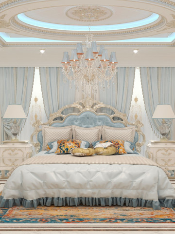 Diseño de interiores de dormitorios clásicos con estilo
