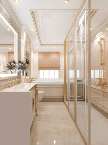 Planning a Luxury Classic Bathroom Interior Design