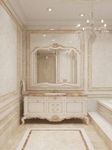 Accesorios para el diseño interior de baños de lujo